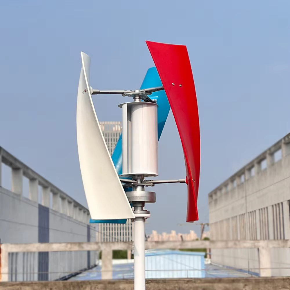 5kW & 10kW Wind Turbine Power Generator with 5kW Solar Panels Hybrid System