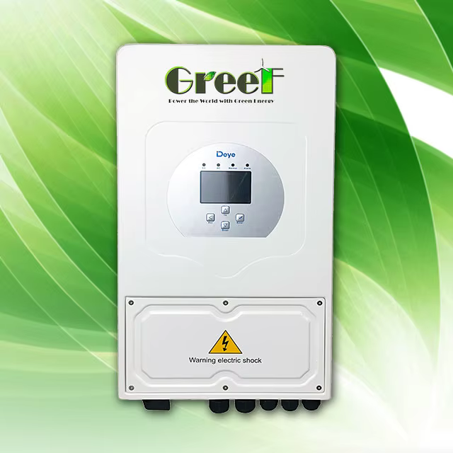 Deye Hybrid Inverter Solar & Wind Compatible with Generator, Multiple AC Output, 60Hz Frequency, MPPT Controller