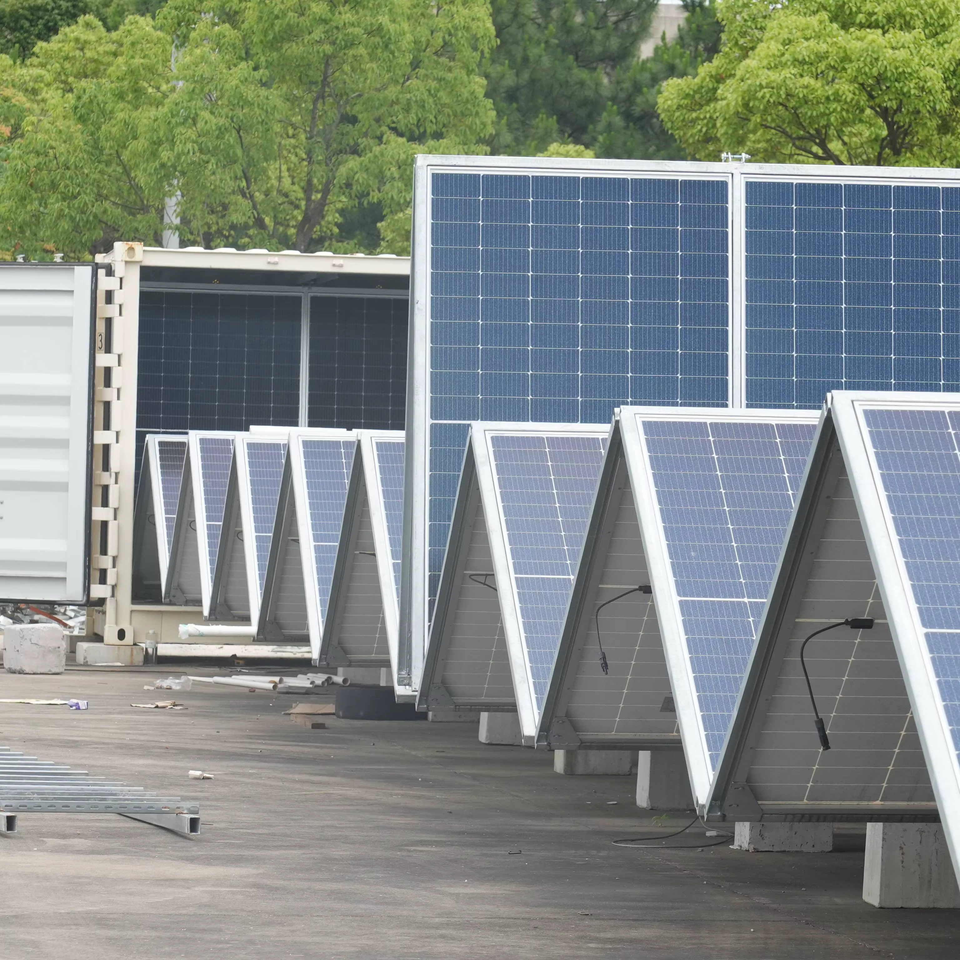1MW Outdoor Grid Solar Container Power Plant