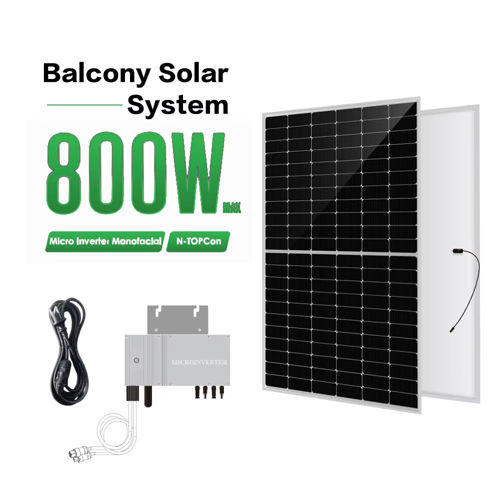 Flexible Solar Panel Balcony On-Grid Solar System Kit