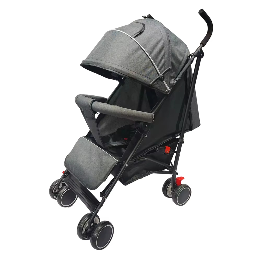 Lightweight Foldable Heavy-Duty Metal Frame Baby Buggy Stroller