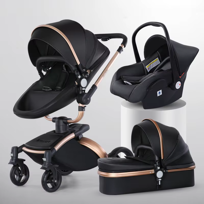 Customizable High-Landscape Baby Stroller