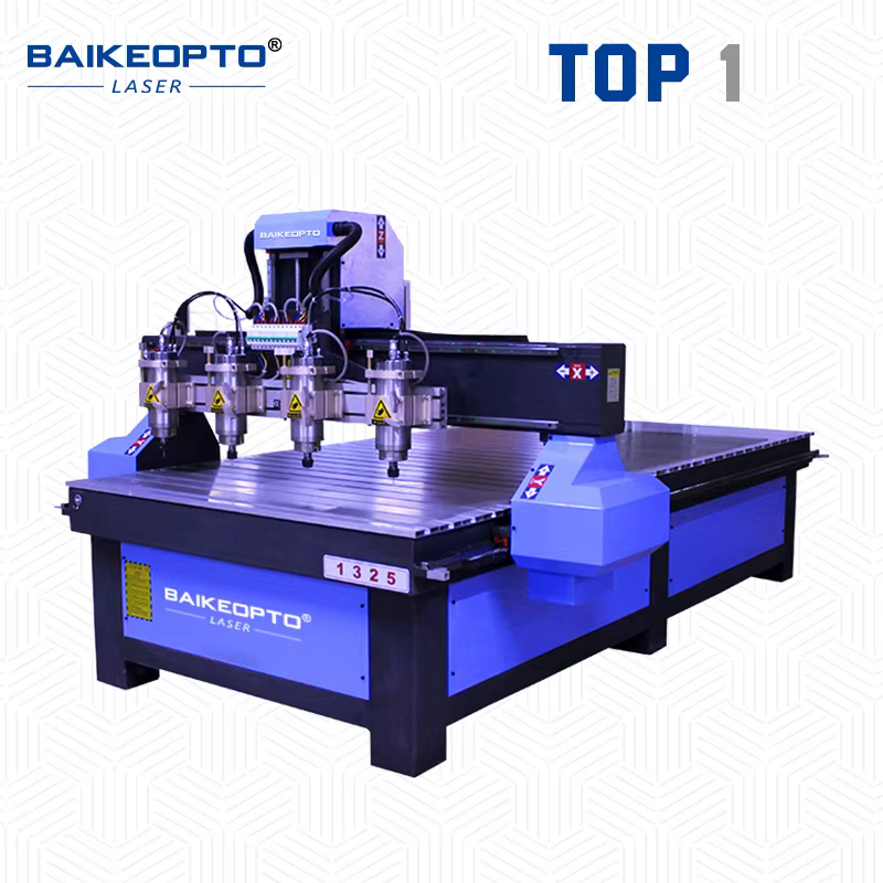 4500W 5 Axis Automatic 3D Wood Carver CNC Router