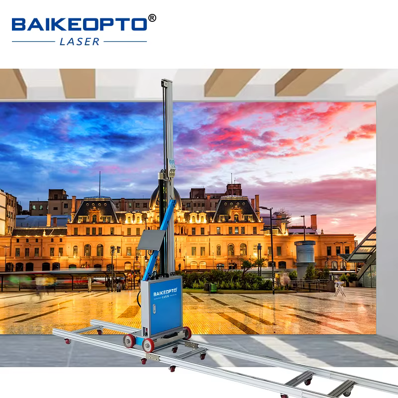 AI Intelligent 3D Vertical UV Inkjet Wall Mural Printer