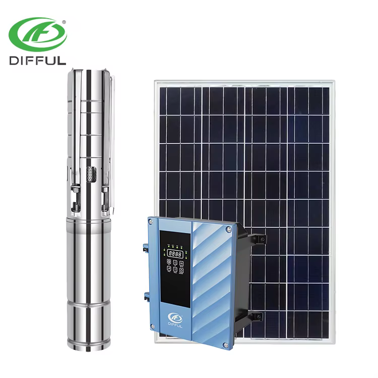 Deep Well Solar Pumps 1hp Submersible Water Pumps
