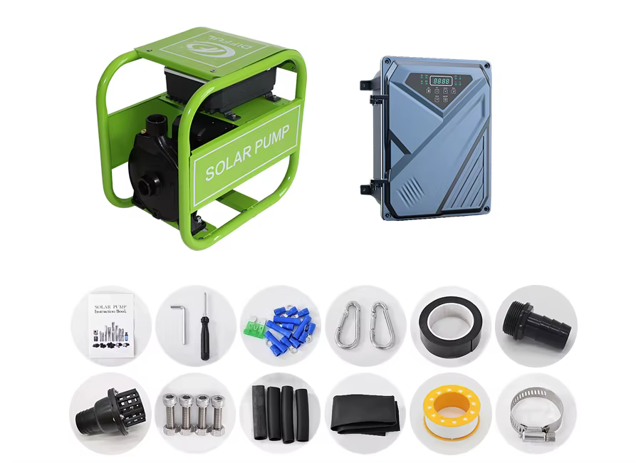 Solar Power ACDC Pump High Pressure Surface Water Pump