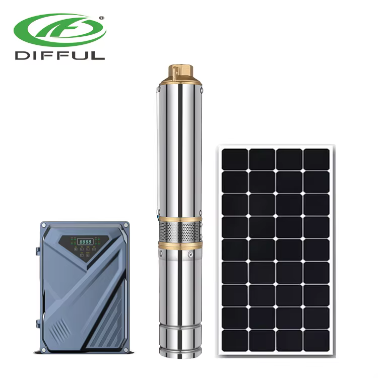 Brushless DC Submersible Solar Pump
