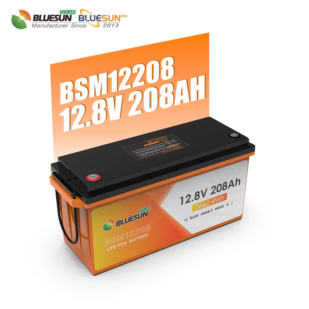 Bluesun Lifepo4 Lithium Battery 12V 24A 100AH 200AH