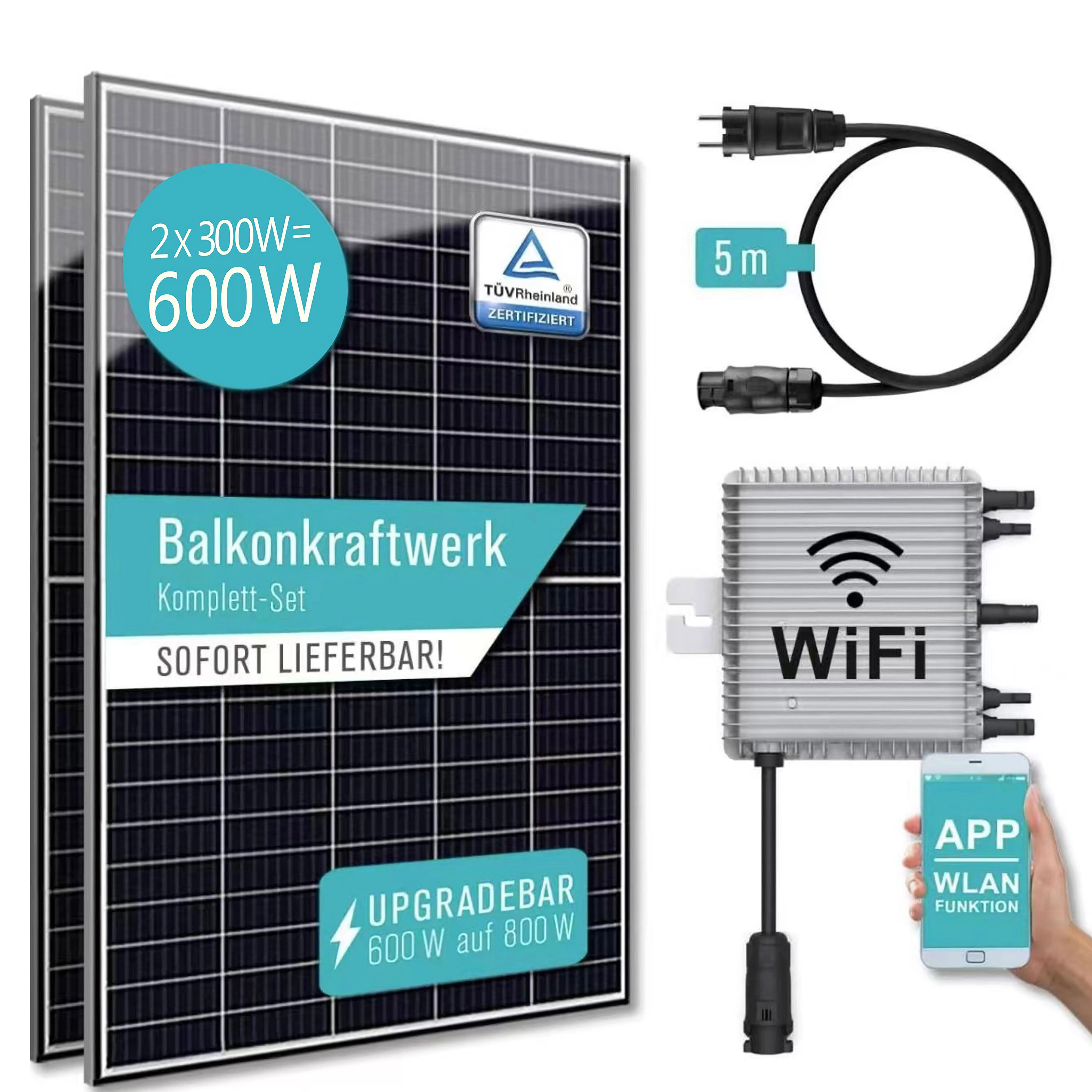 1KW Hybrid Solar System Microinverter