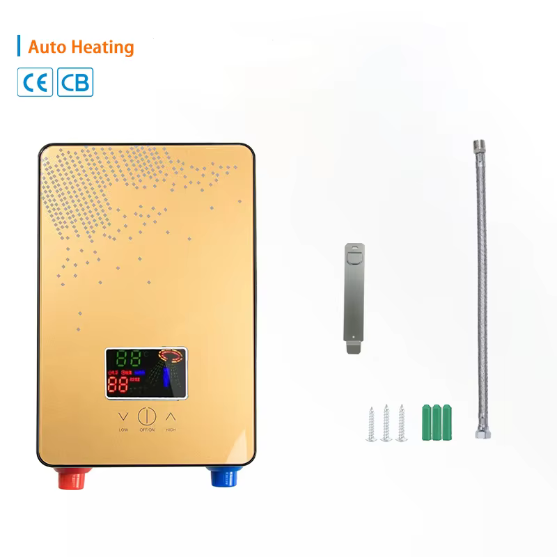 Wholesale Portable Button-type Big Screen Design Instant Electric Shower Water Heater