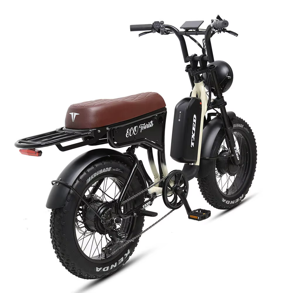 TXED 500W Front and Rear Hub Dual Motor Electric Motorcycle