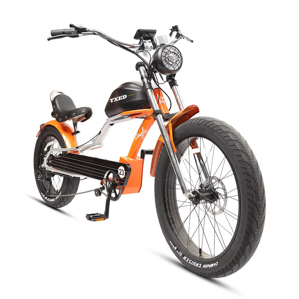 TXED 26 Inch 7-Speed Electric Fat Tire Motorcycle