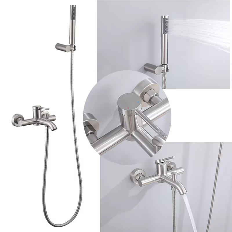 Contemporary Shower Faucets Wall Mounted
