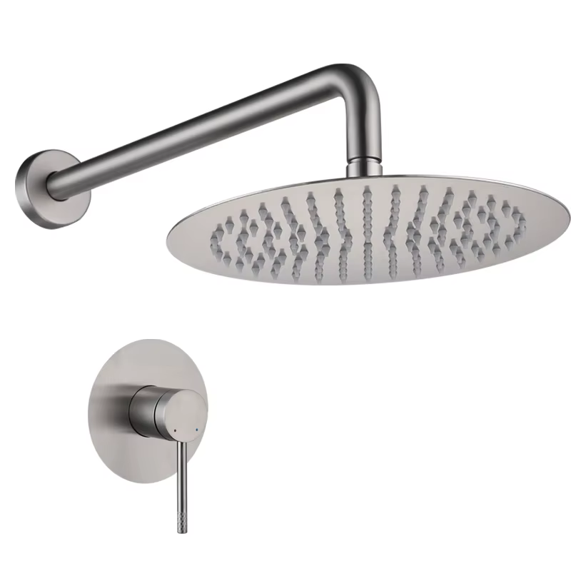 Brushed Stainless Steel Ceiling Shower