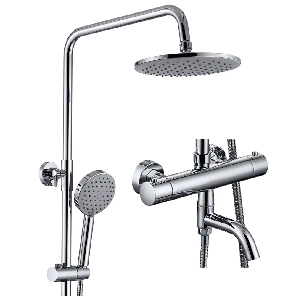 New Luxury Chrome Color Shower Set