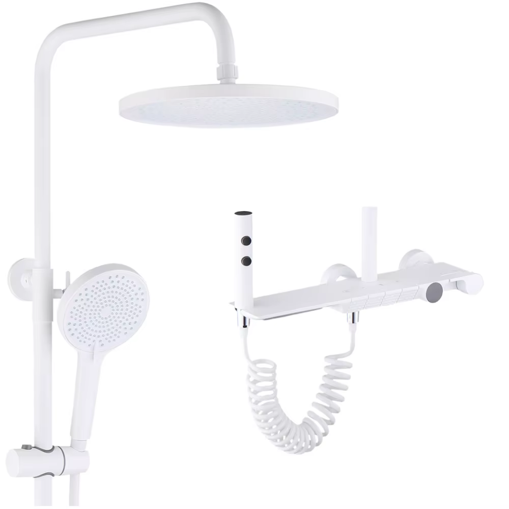 Thermostatic Electroplated Shower System