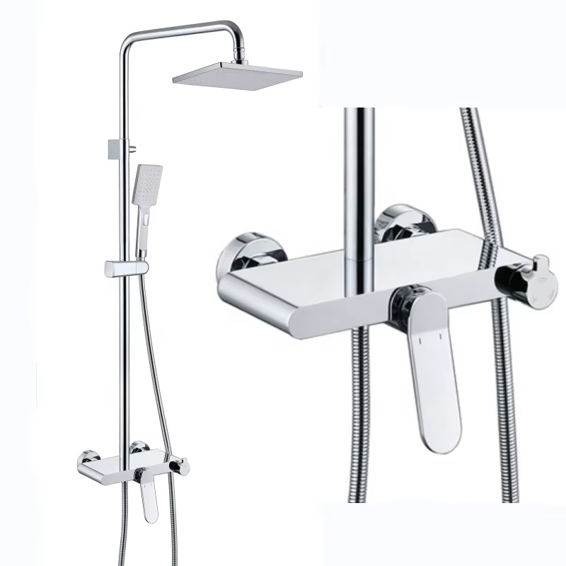 Kaiping Factory Deck Mounted Rainfall Shower Set