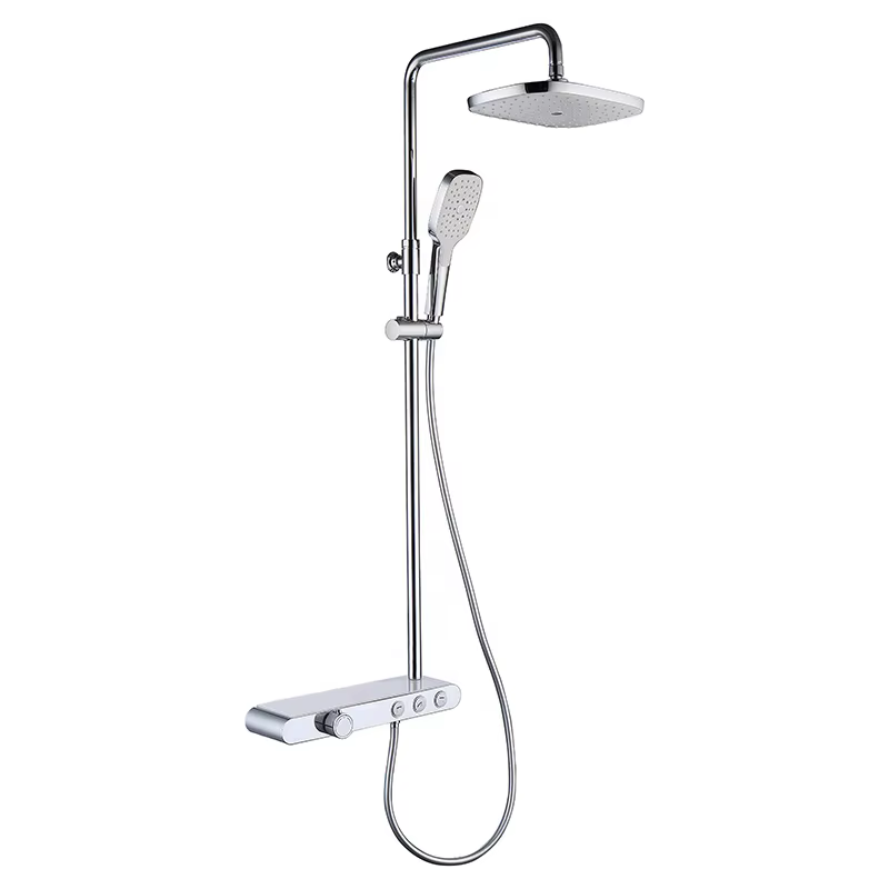 Polished Chromed Bathroom Rain Shower Set