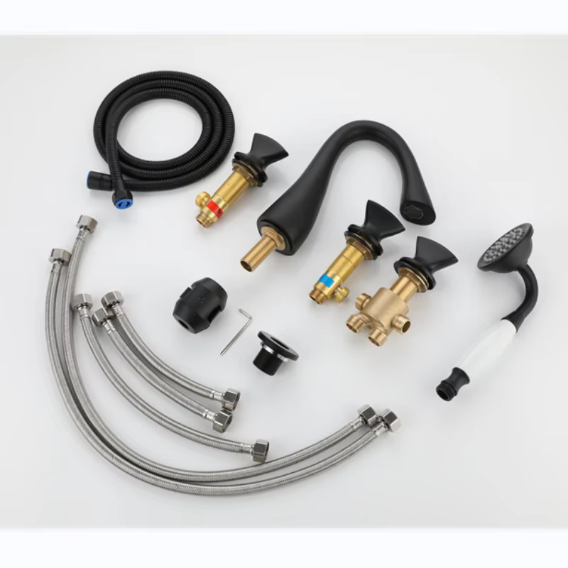 Deck Mount Bathtub Mixer Faucet