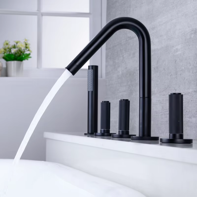 YUFA Matte Black Water Saving Bathtub Mixer