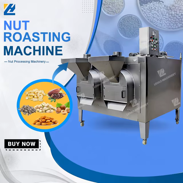 Electric Gas Drum Rotary Roasted Grain