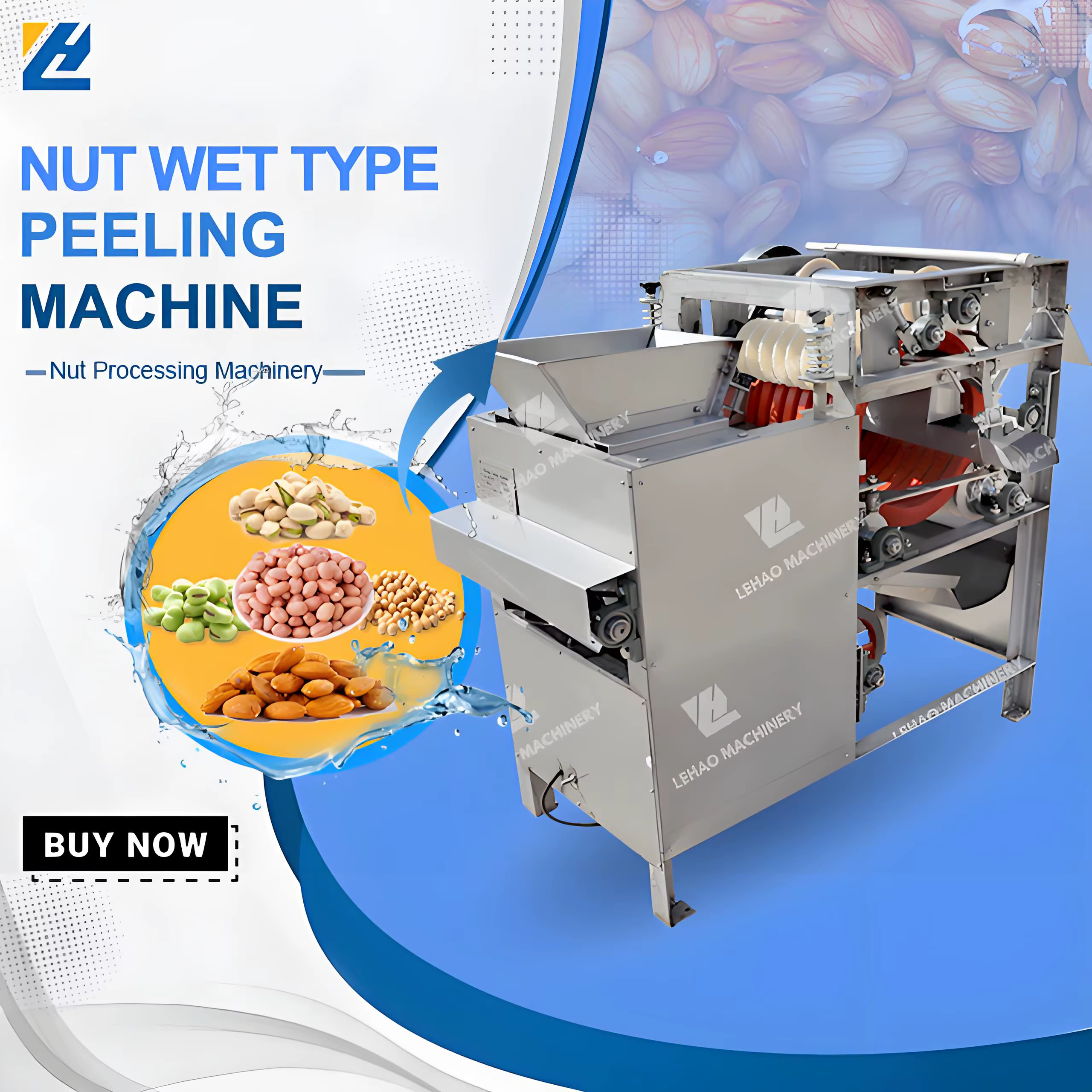 Factory Price Automatic Wet Almond Cashew