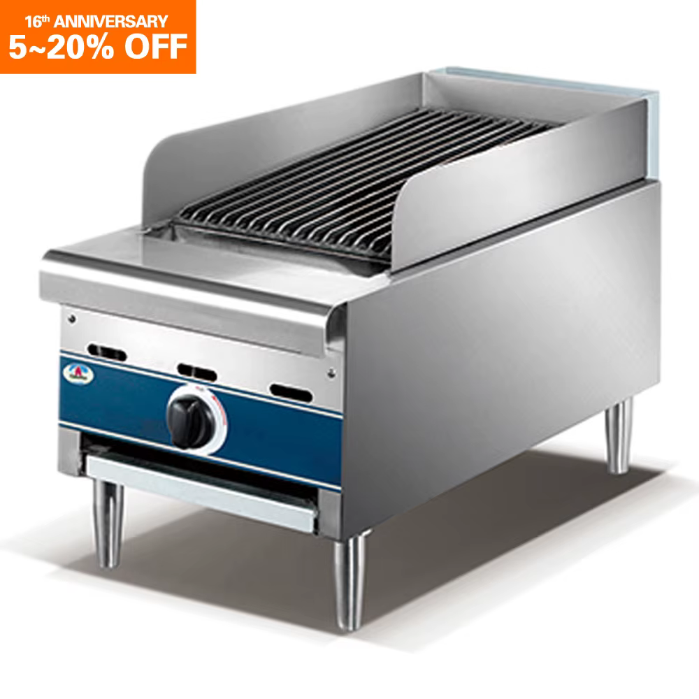 Hotel Restaurant Equipment Charbroiler Counter Top
