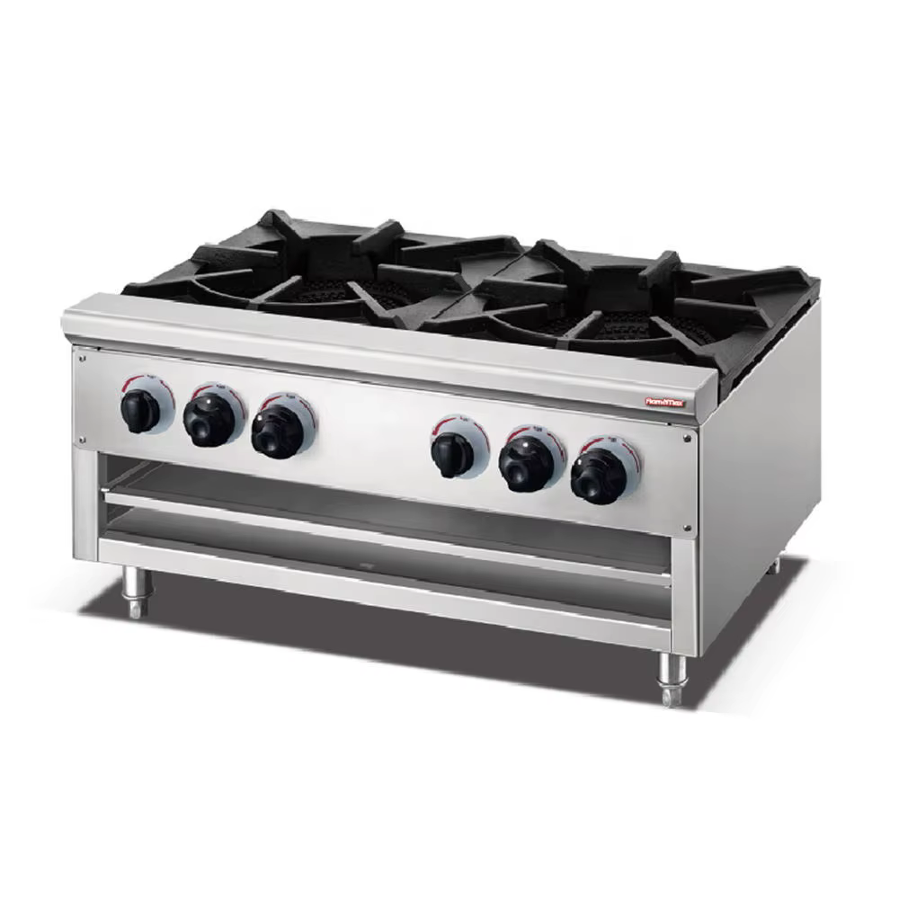 2 Burner Chinese Commercial Stainless Steel