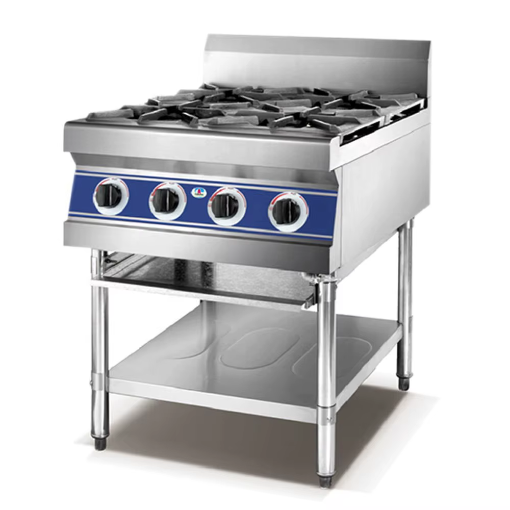 4 Burner Indoor Household Stove Freestanding