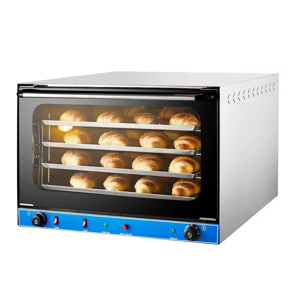 Commercial Bakery Oven 4 Trays Electric