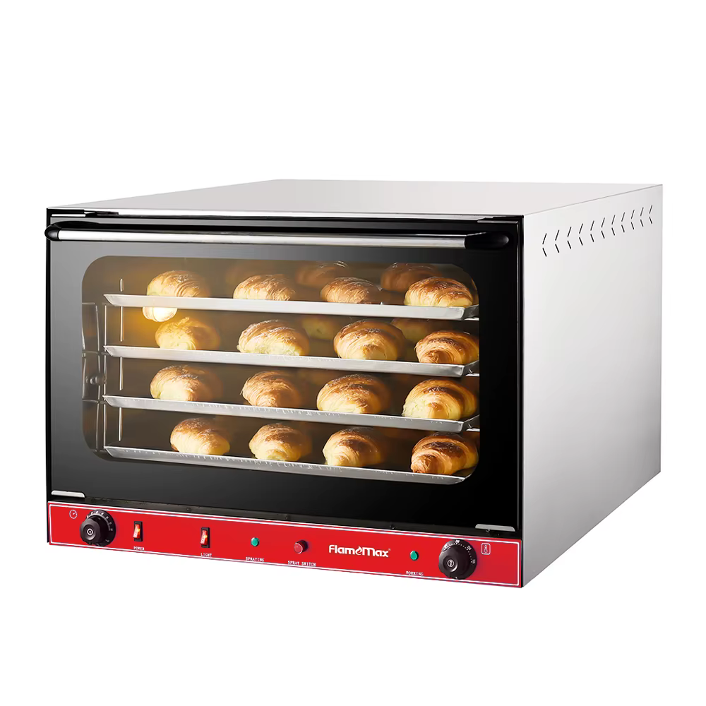 Commercial Bakery Oven 4 Trays Countertop
