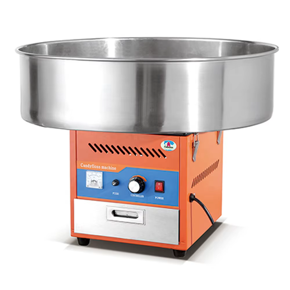 Commercial Stand Orange Cotton Candy Maker