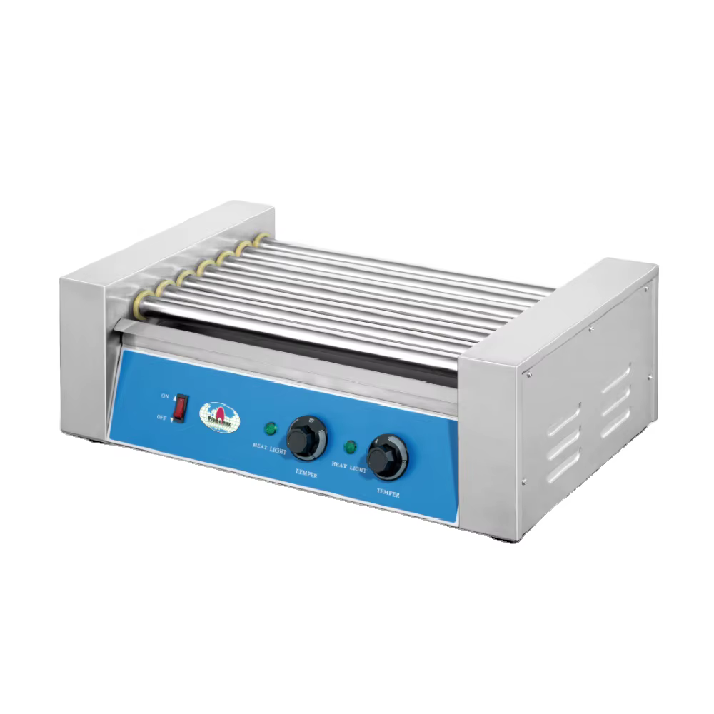 7 Roller Stainless Steel Vending Hot