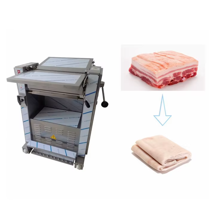 Automatic Pork Meat Skin Removing Machine