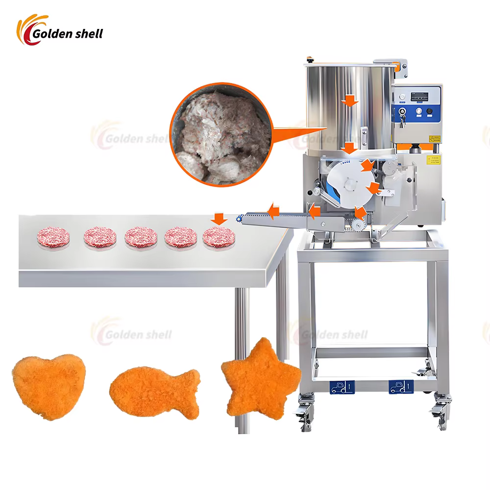 Hot Selling Cutlets Hamburger Meat Beef Grill Burger Press Patty Forming Machine