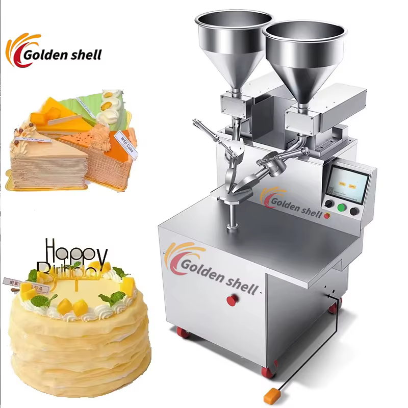 Automatic Round Cake Icing Machine Cake