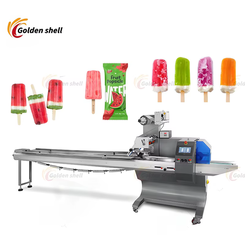 Automatic Chocolate Truffle Ice Cream Flowpack