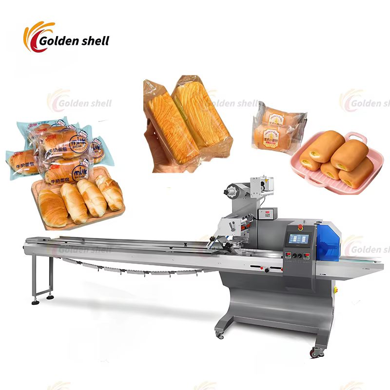 Food Pillow Packing Machine For Cupcake