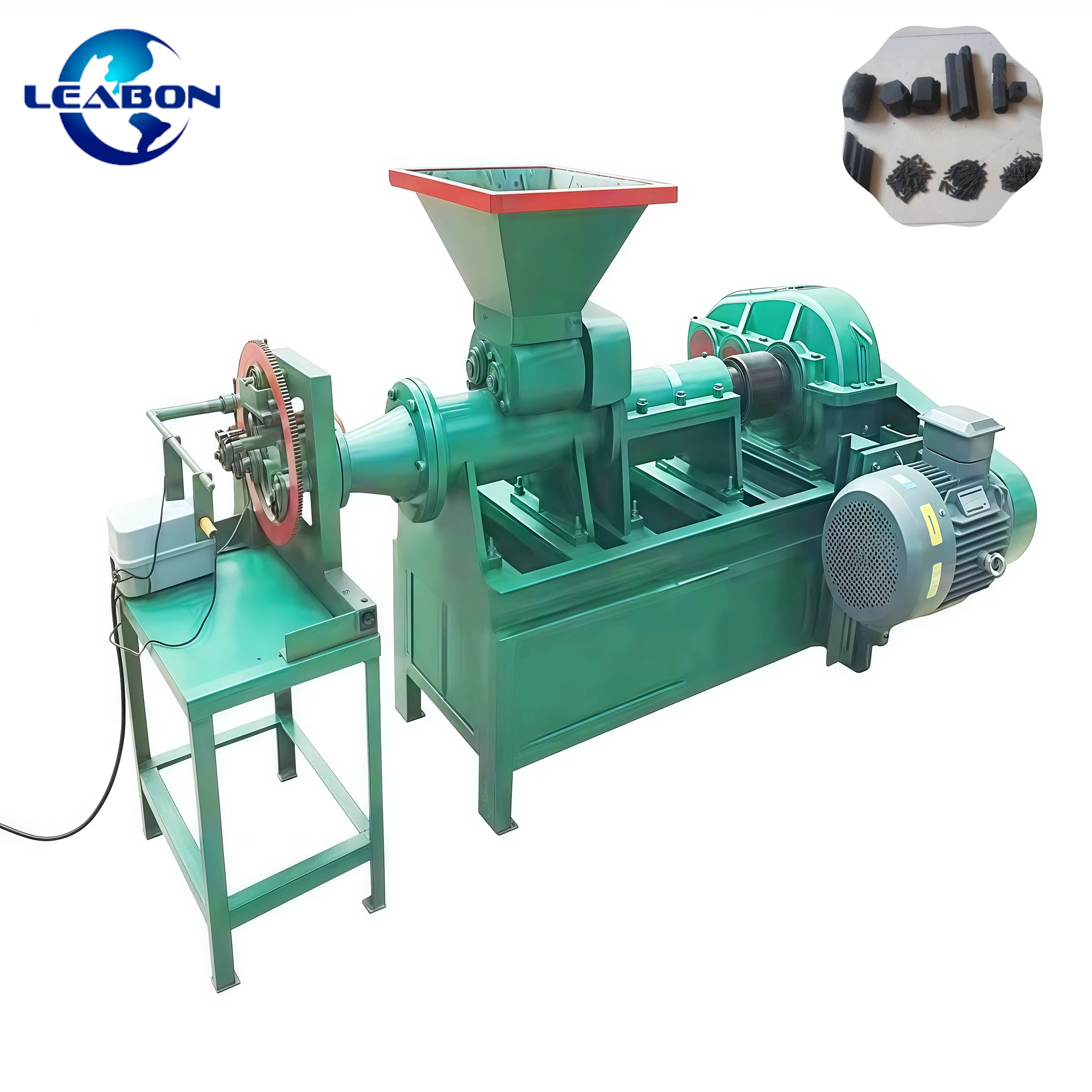 Charcoal Briquette Extruder Fuel Briquette Bar