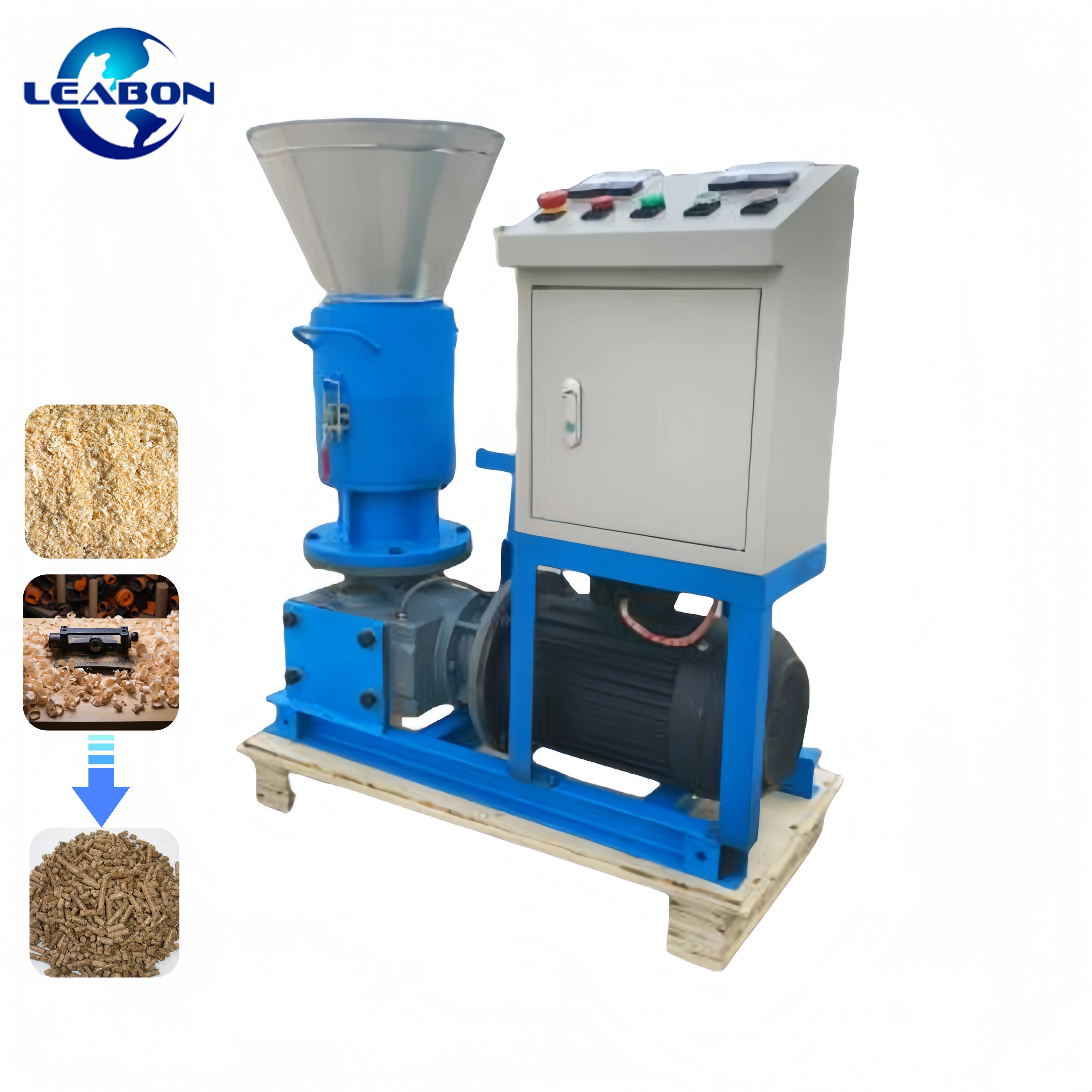 High Efficiency Rice Husk Pellet Maker