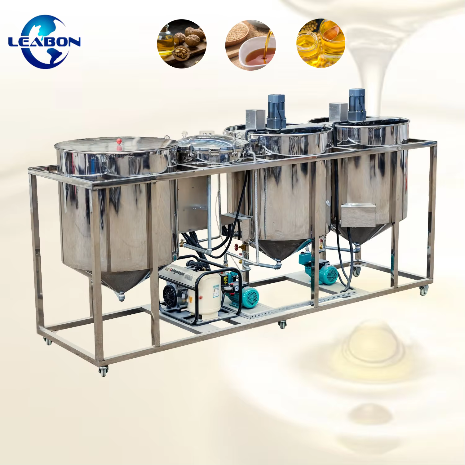 Almond Peanut Sesame Oil Refinery Machine