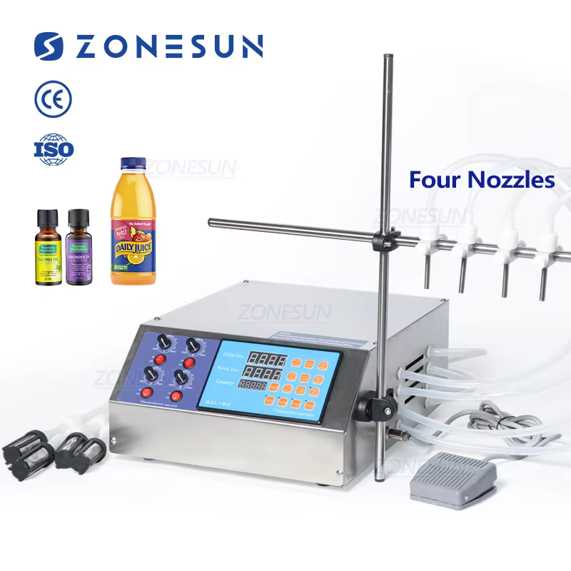 ZONESUN 4 Nozzles Liquid Perfume Water