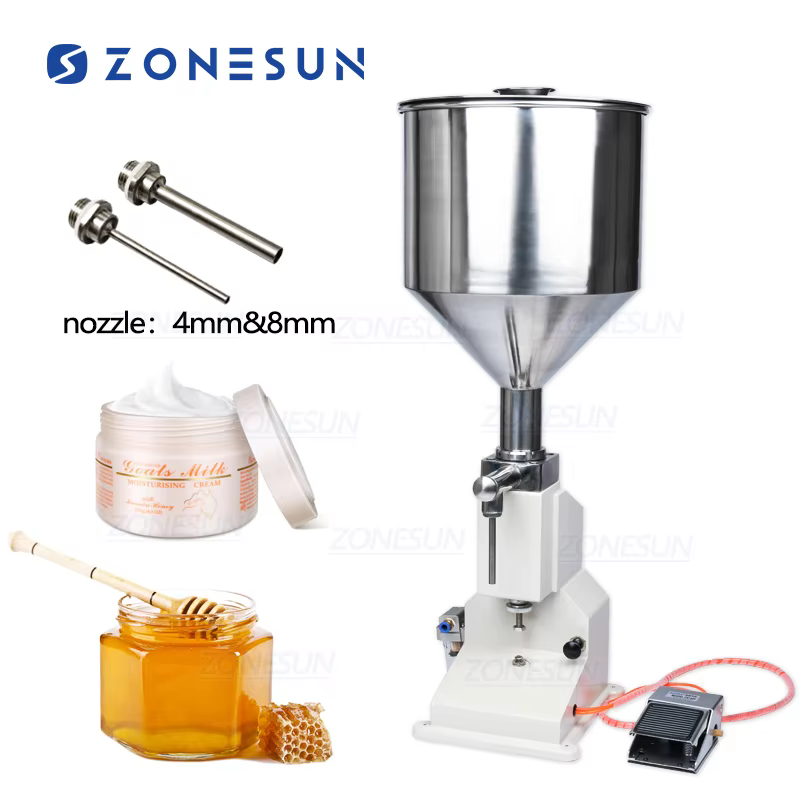 ZONESUN Semi Automatic Pneumatic Paste Filling