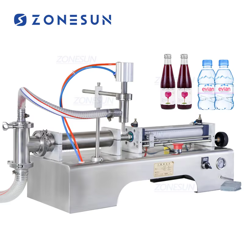 ZONESUN 500 2500ML Pneumatic Piston Liquid