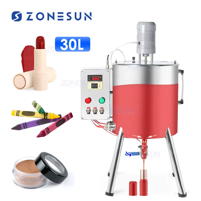 ZONESUN Lipstick Heating Stirring Filling Machine