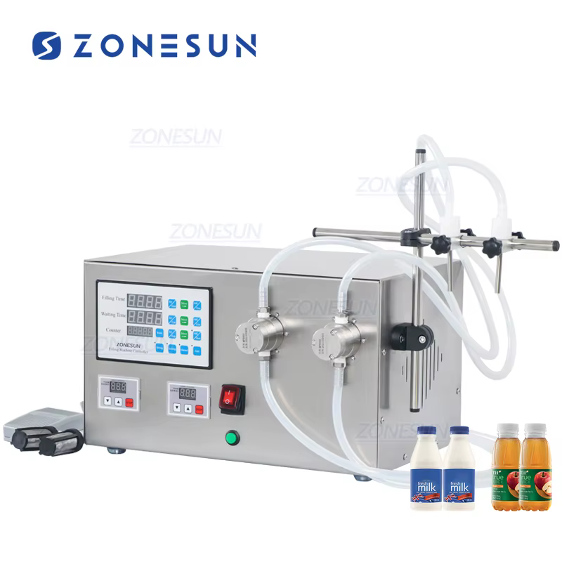 ZONESUN Double Head Magnetic Pump Beverage