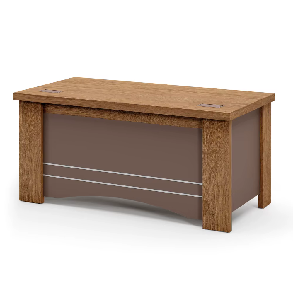 Contemporary Wood Manager Desk Custom Boss