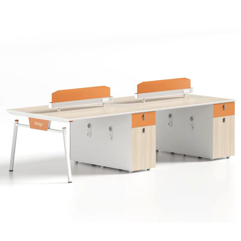 Modern Trendy Office Table Set Partition