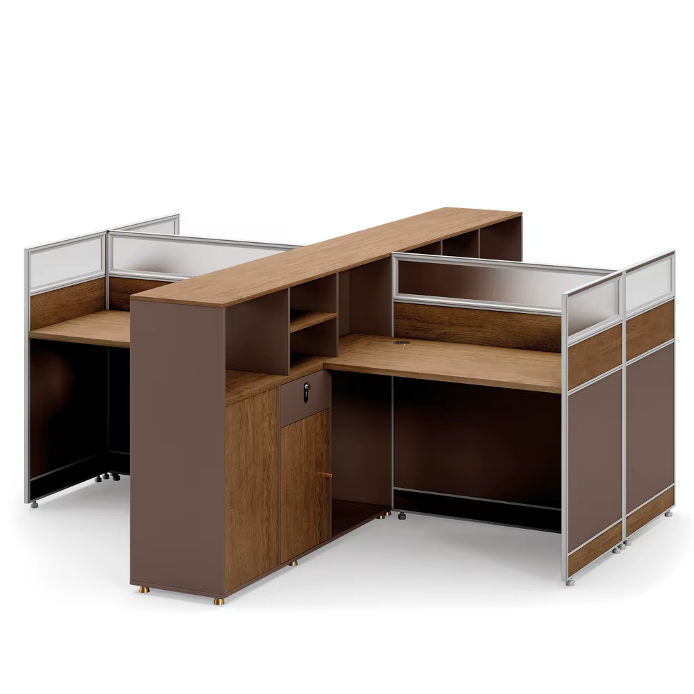 Office Workstation Desk For 4 People