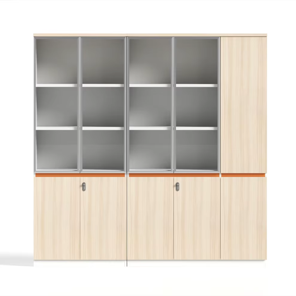Custom Multi Door Bookcase Office Furniture